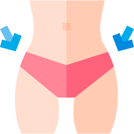 Coloriage de femelle aux hanches larges pour un bien-être optimal à imprimer