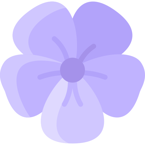 Coloriage botanique violet à imprimer