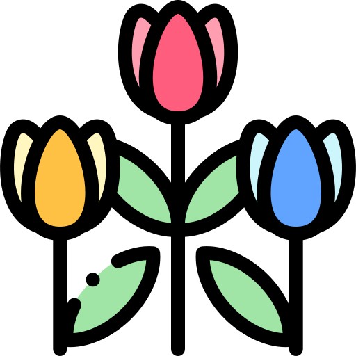 Coloriage de fleurs botaniques des cultures à imprimer