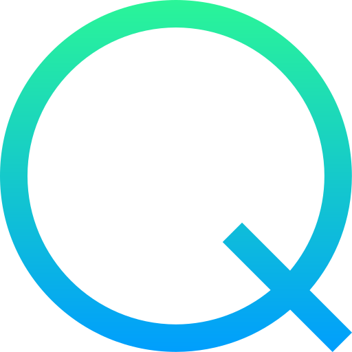 Coloriage de formes et de symboles avec la consonne Q à imprimer