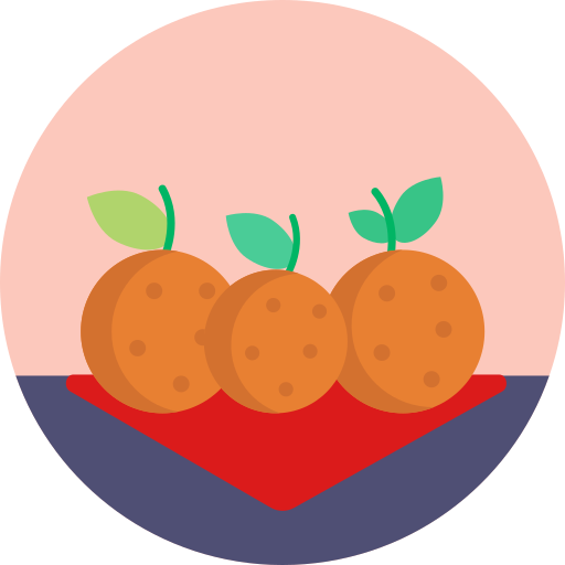 Coloriage vegan de pomme et orange à imprimer