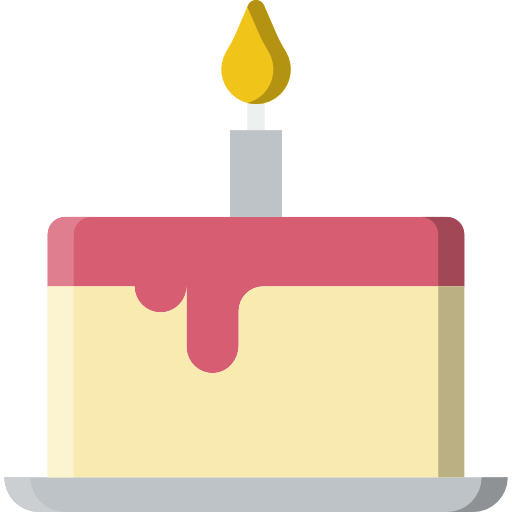Coloriage de gâteaux et nourriture au restaurant avec bougies à imprimer