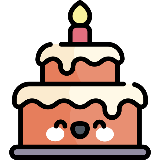 Coloriage de gâteaux et nourriture de restaurant pour anniversaires à imprimer