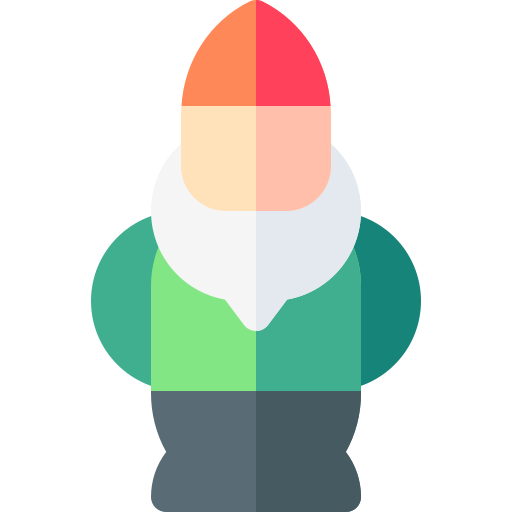 Coloriage de gnome en costume d'utilisateur à imprimer
