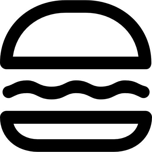 Coloriage malbouffe burger à imprimer