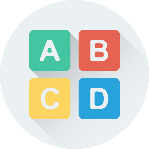 Coloriage de lettre de l'alphabet abc à imprimer