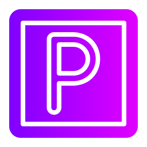 Coloriage de lettre P avec signalisation à imprimer