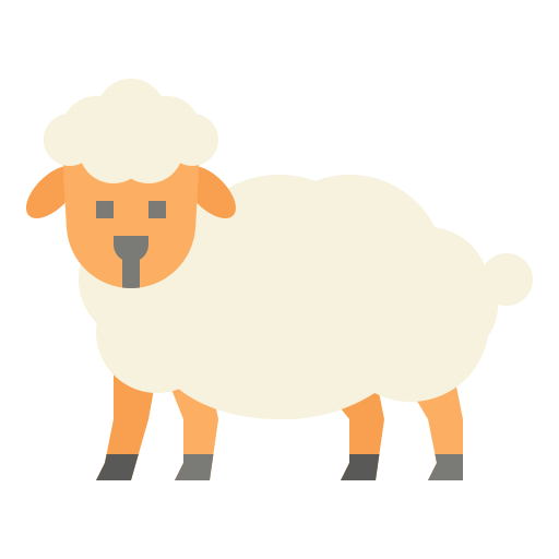 Dessin de mammifère à laine