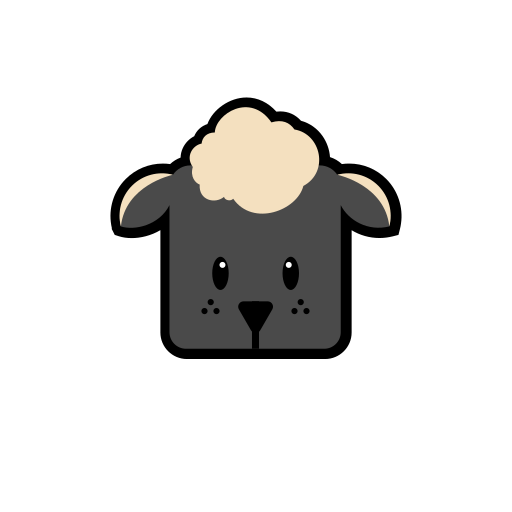 Coloriage de faune avec agneau et mouton à imprimer