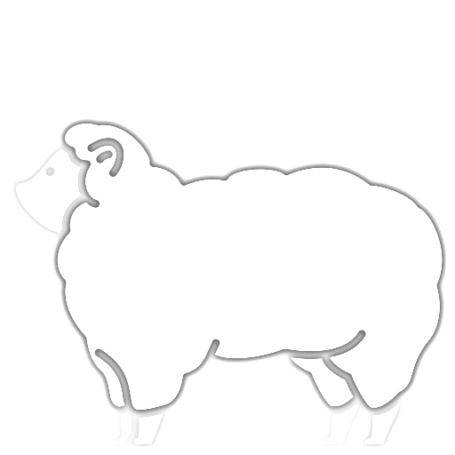Coloriage de mouton  : les mammifères de la ferme