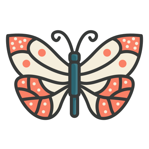 Coloriage de papillon de nuit jolie à imprimer en entomologie