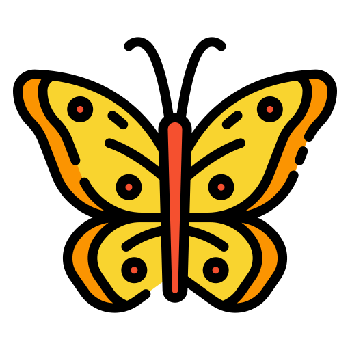 Coloriage de papillons pour découvrir la faune et l'entomologie à imprimer
