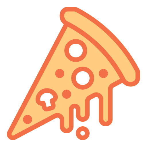 Coloriage de pizza salami à imprimer pour les amateurs de nourriture et de restaurant