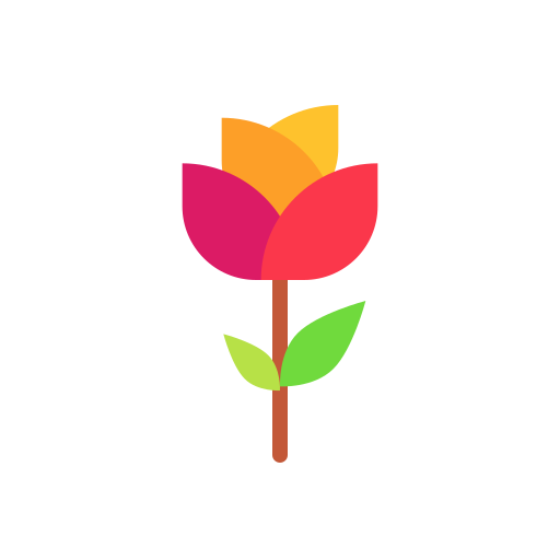 Coloriage de rose fleurie dans un jardin à imprimer