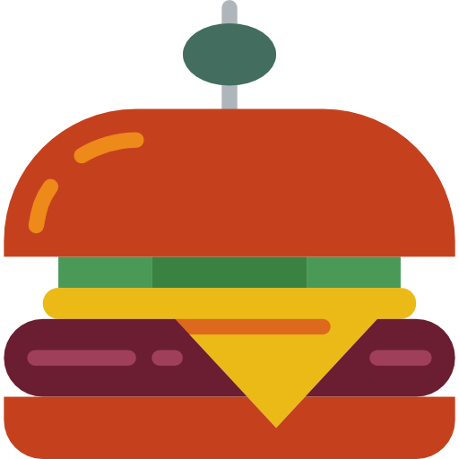 Coloriage de burger de boeuf à imprimer