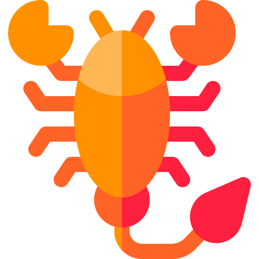 Coloriage de scorpion et punaise, animaux à imprimer