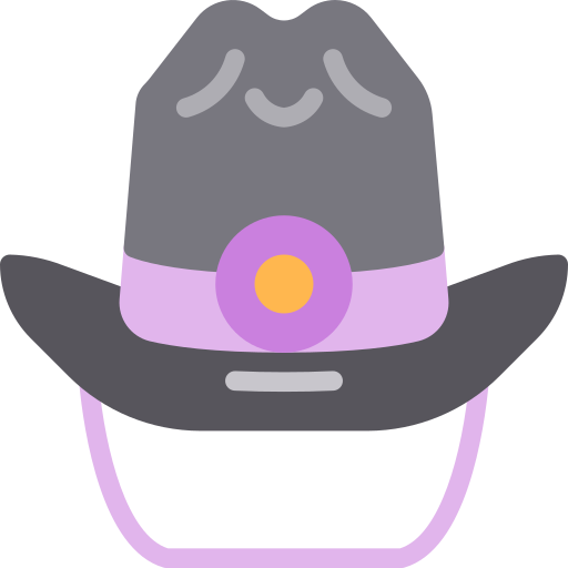 Coloriage de shérif cowboy en costume de chapeau à imprimer