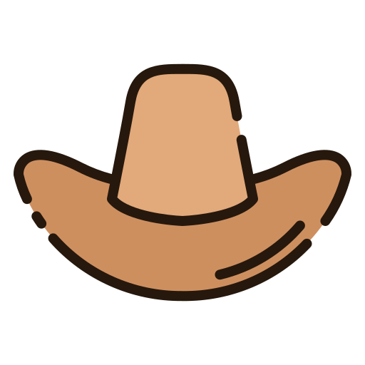 Coloriage de shérif en mode cowboy à imprimer.