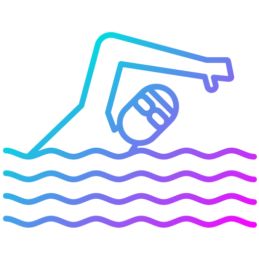 Coloriage de sport d'eau à imprimer pour la piscine et la compétition