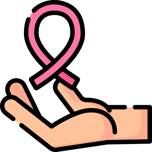 Coloriage de symboles du cancer du sein à imprimer
