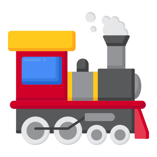 Coloriage de train à vapeur machine à imprimer.