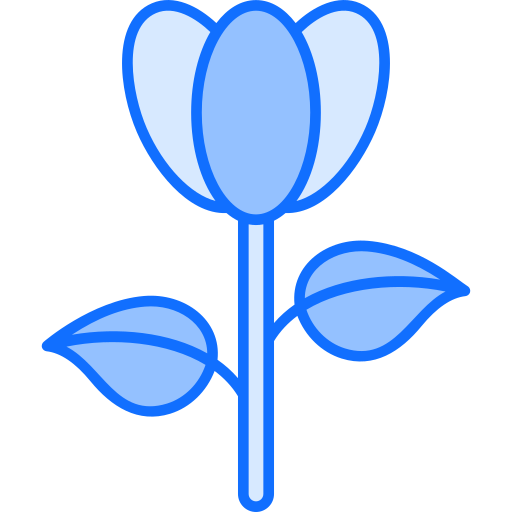 Coloriage de tulipe botanique aux pétales éclatants à imprimer