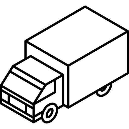 Coloriage de véhicule de transport de cargaison à imprimer