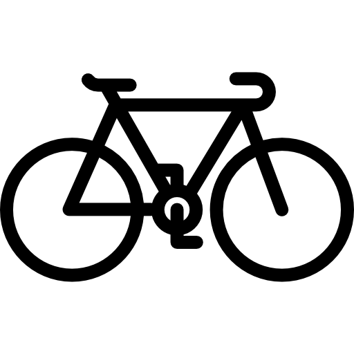 Coloriage de vélo de transport des sports à imprimer