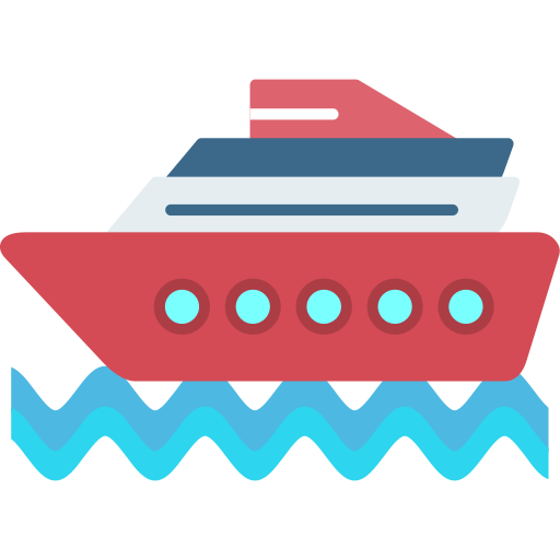 Coloriage de yacht à imprimer pour un transport en bateau paisible