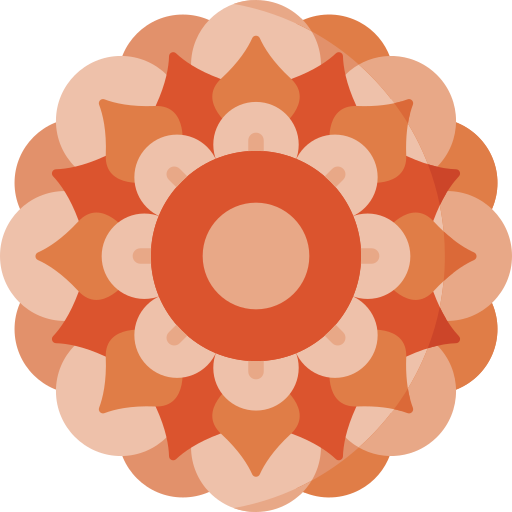 Coloriage des cultures mandala fleur