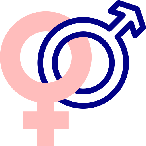 Coloriage femelle symbole de sexe le genre