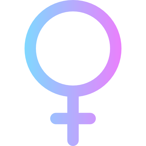Coloriage feménine femelle symbole