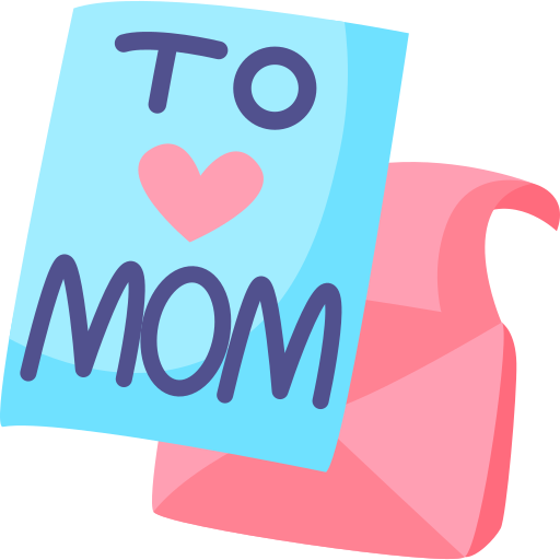 Coloriage fête des mères les communications carte de voeux