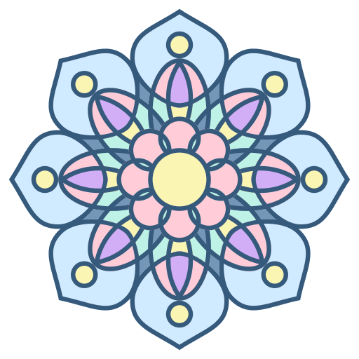 Coloriage fleur art et désign conception de fleurs