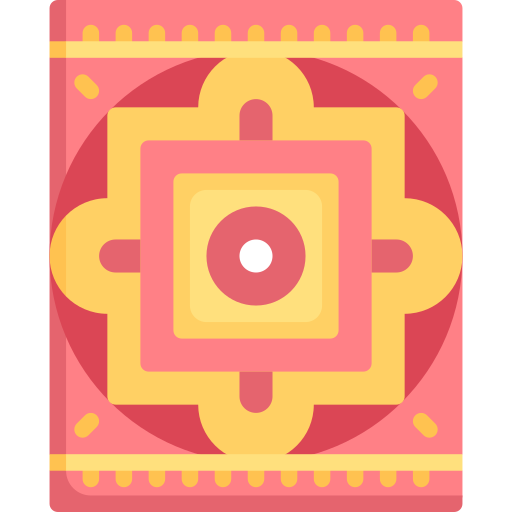 Coloriage formes et symboles mandala fleur