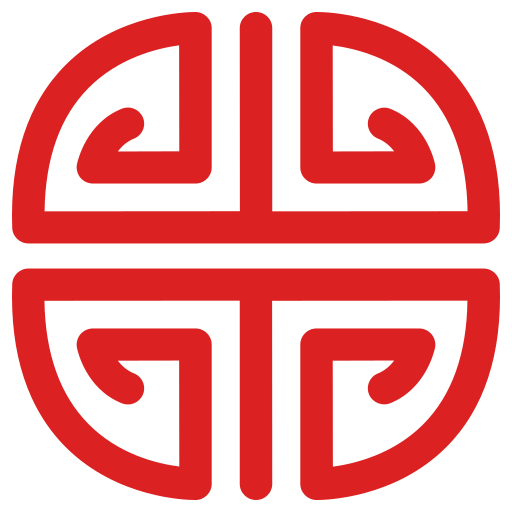 Coloriage formes et symboles ornement chinois
