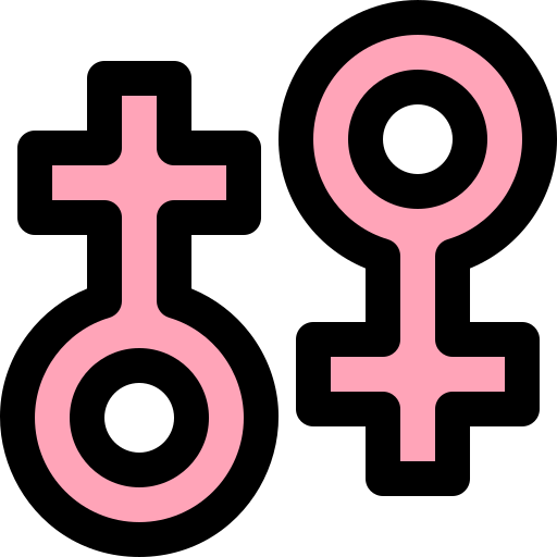 Coloriage formes et symboles vénus lesbienne