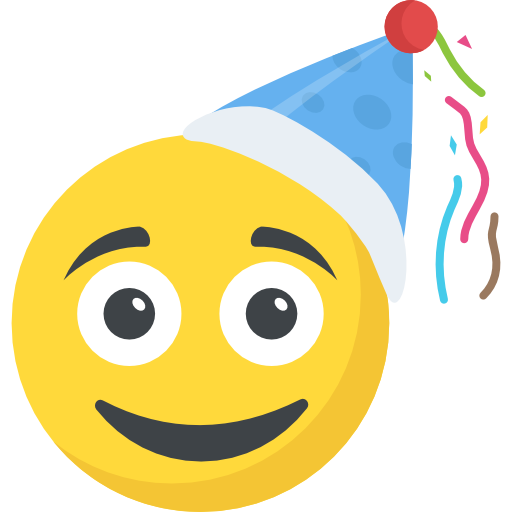Coloriage garçon d'anniversaire smileys emoji