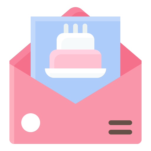 Coloriage gâteau d'anniversaire anniversaire et fête carte d'anniversaire