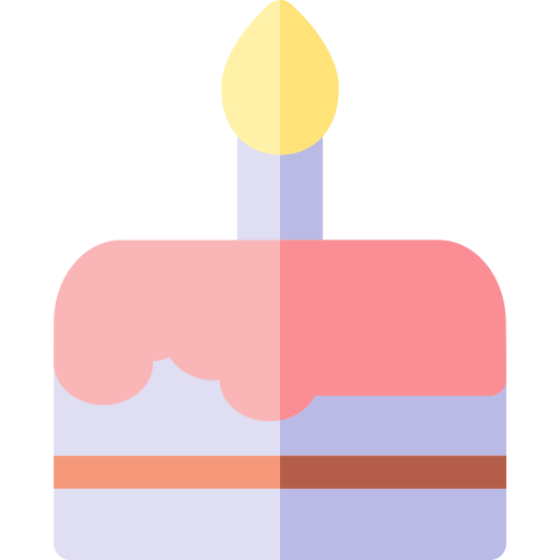 Coloriage gâteau d'anniversaire bougie anniversaire