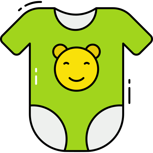 Coloriage grenouillère vêtements de bébé vêtements