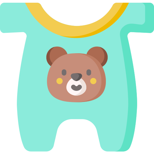 Coloriage grenouillère vêtements ours