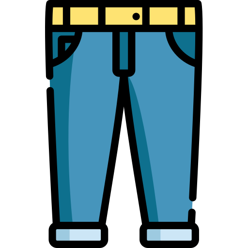Coloriage jeans pantalon vêtement