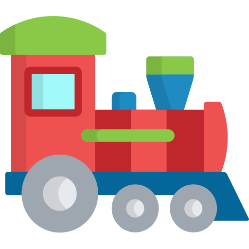 Coloriage jouets locomotive train jouet