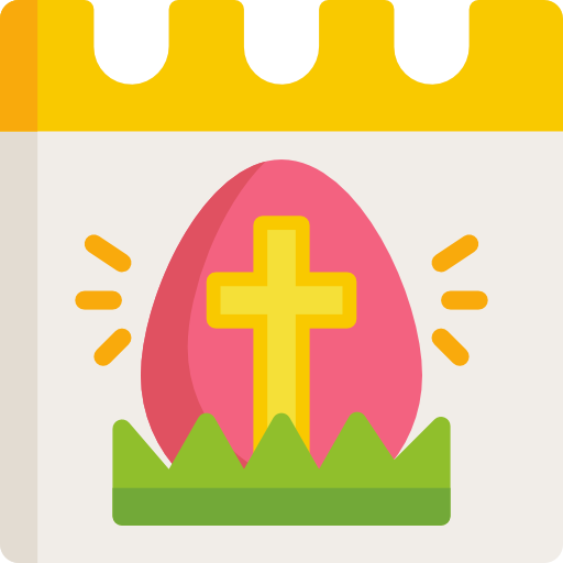Coloriage jour de pâques calendrier pâques