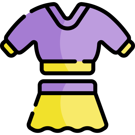 Coloriage jupe vêtements pour femmes femme