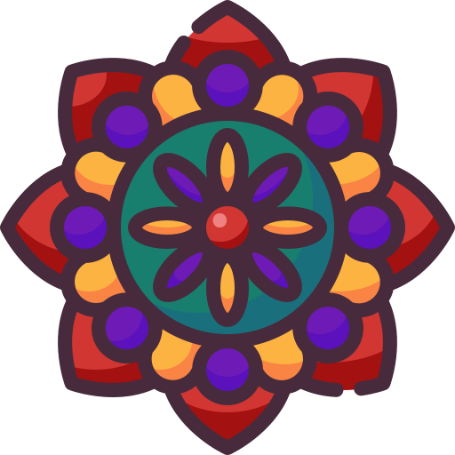 Coloriage mandala fleur pétales