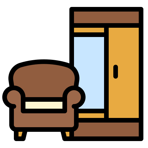 Coloriage meubles et maison décoration de maison canapé