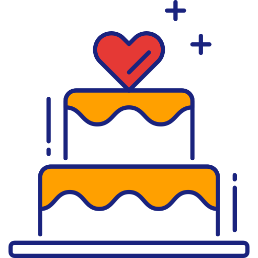 Coloriage nourriture et restaurant gâteau de mariage nourriture