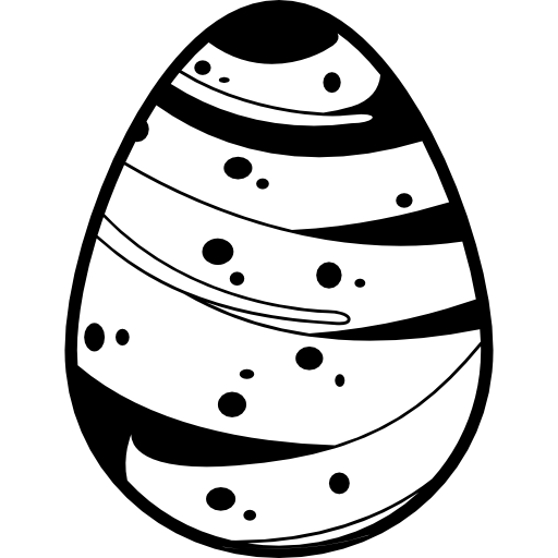 Coloriage oeuf œuf de pâques ligne